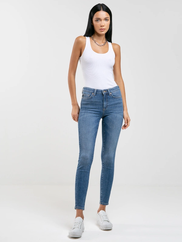 Spodnie jeans damskie Melinda High Waist 328