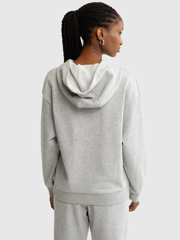 Bluza damska z kapturem szara Kaitlyn 901