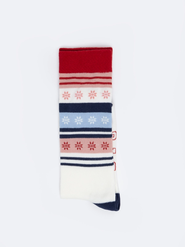 Skarpety damskie ze wzorem skandynawskim Apresalia 000