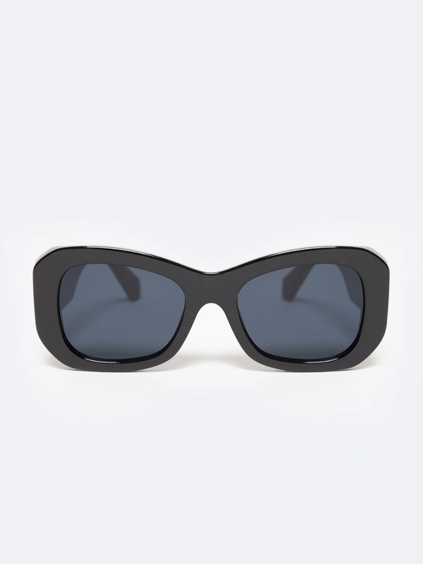 Okulary przeciwsłoneczne damskie czarne Mitra 906