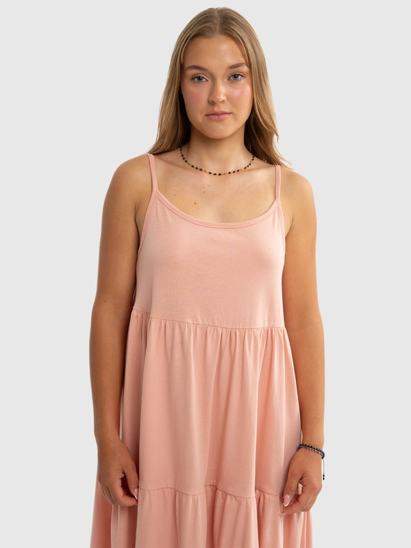 Sukienka dziewczęca bawełniana różowa Aldonka 702