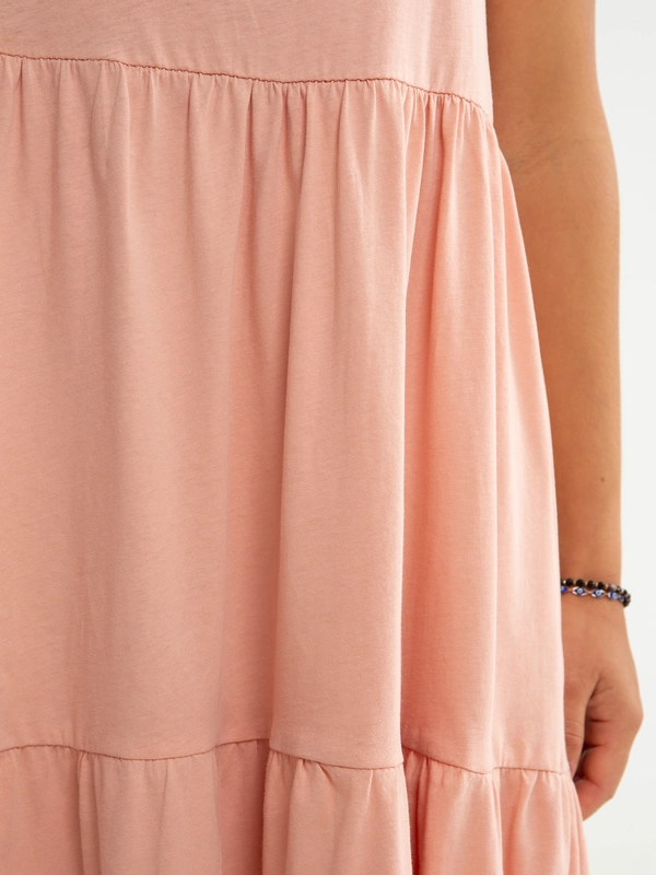 Sukienka dziewczęca bawełniana różowa Aldonka 702