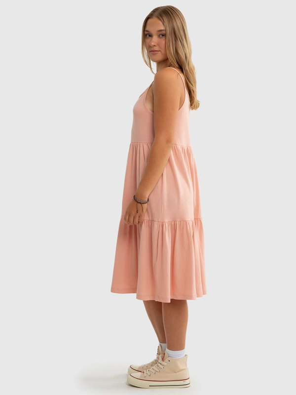 Sukienka dziewczęca bawełniana różowa Aldonka 702