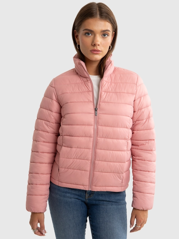 Kurtka dziewczęca przejściowa różowa Derbi 601