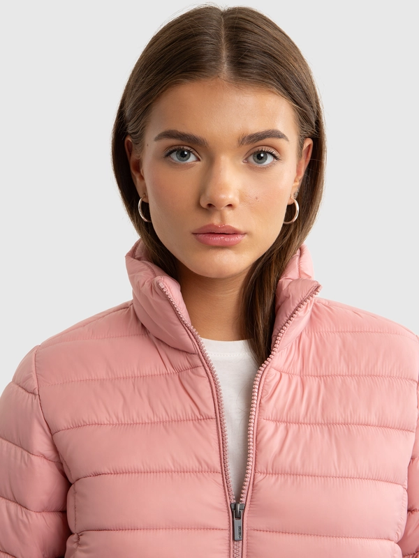 Kurtka dziewczęca przejściowa różowa Derbi 601