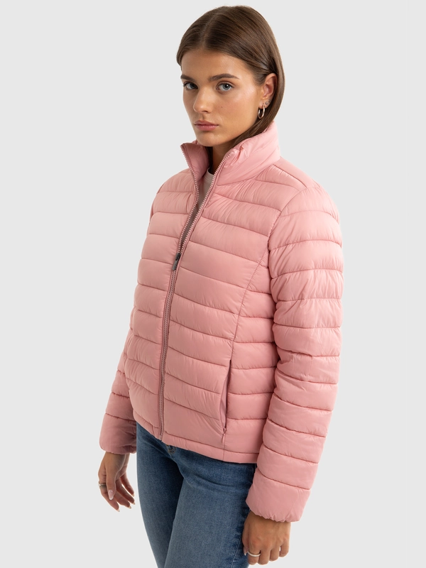 Kurtka dziewczęca przejściowa różowa Derbi 601