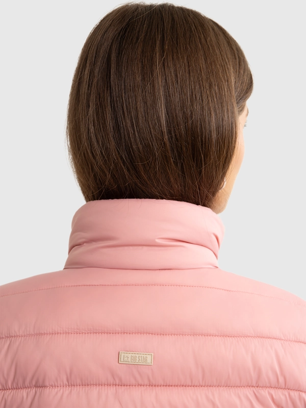Kurtka dziewczęca przejściowa różowa Derbi 601