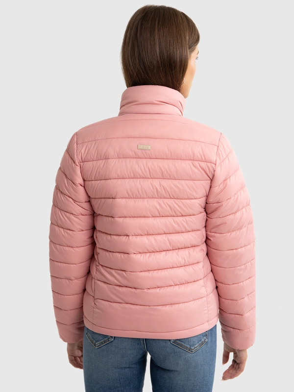 Kurtka dziewczęca przejściowa różowa Derbi 601