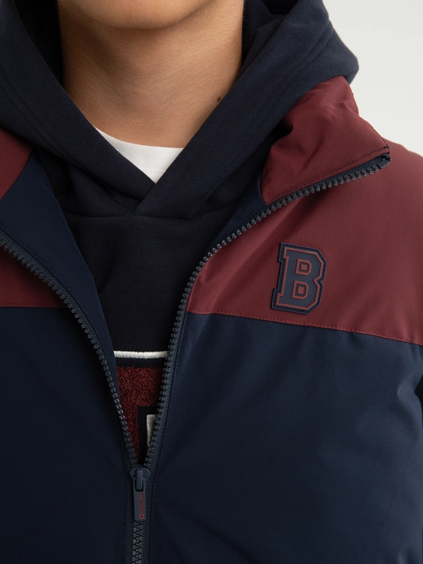 Kamizelka chłopięca ocieplana granatowa Manuel 403