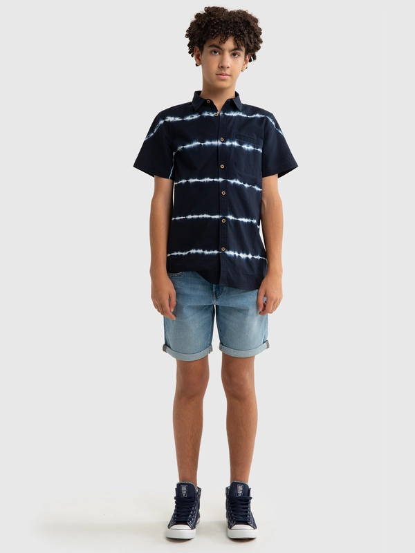 Koszula chłopięca granatowa Maris 403