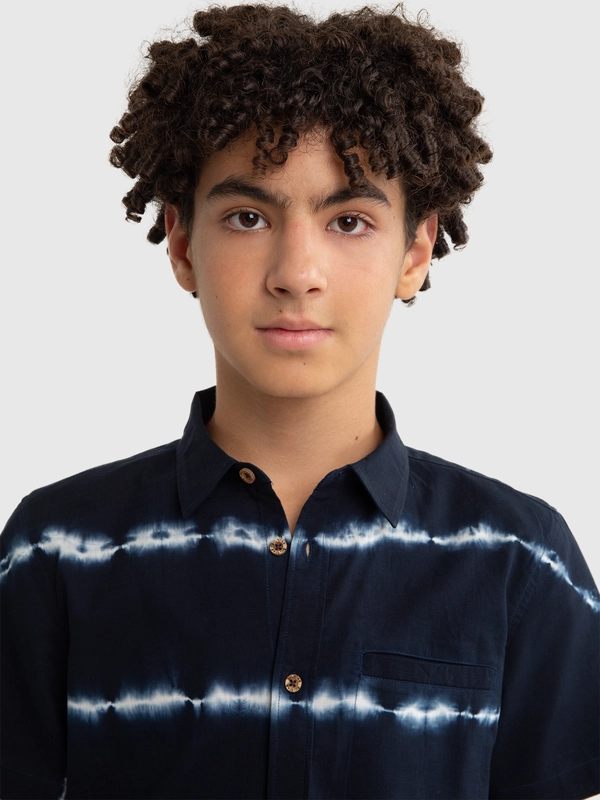 Koszula chłopięca granatowa Maris 403