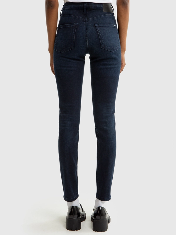 Jeansy damskie skinny granatowe Adela 730