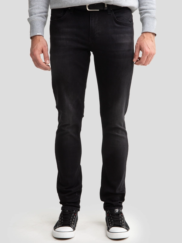 Jeansy męskie skinny czarne Deric 950