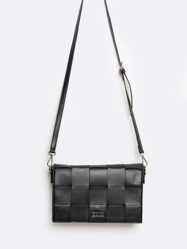 Torebka damska typu crossbody czarna OO574095 906