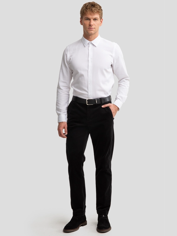 Koszula męska bawełniana biała Menes 101