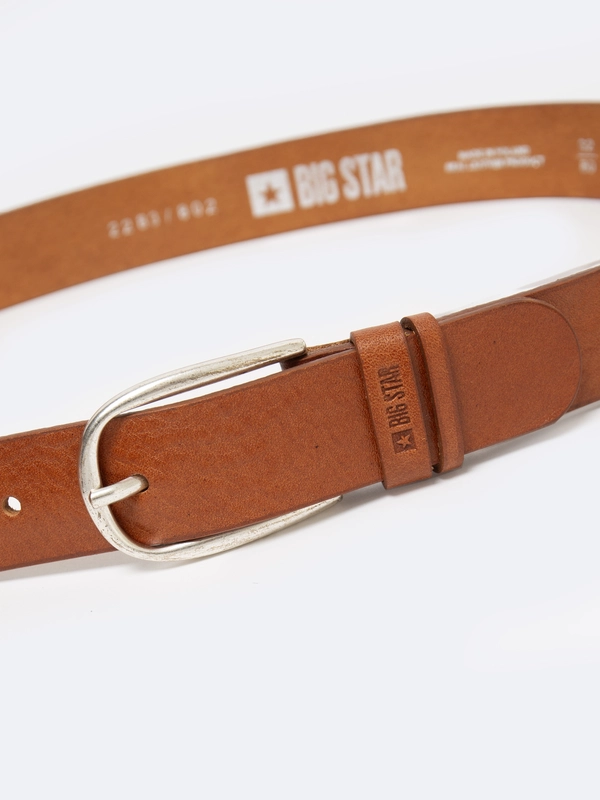 Pasek damski skórzany brązowy 2283 802