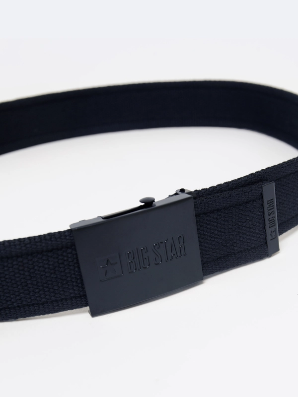 Pasek męski parciany granatowy 2318 404