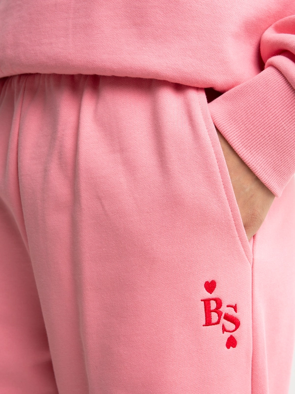 Spodnie damskie dresowe różowe Frejap 600