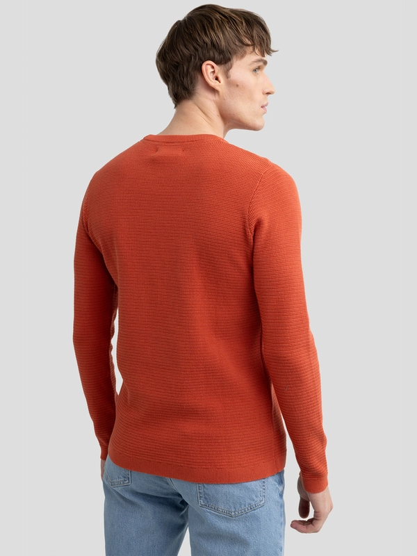 Sweter męski bawełniany pomarańczowy Neilon 704