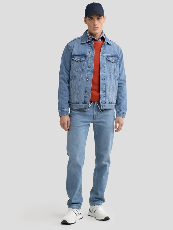 Sweter męski bawełniany pomarańczowy Neilon 704