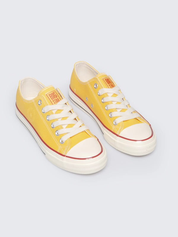 Trampki damskie niskie żółte  RR274642 201