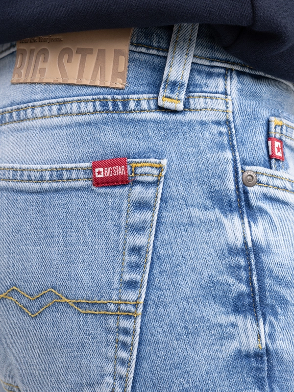 Jeansy męskie dopasowane jasnoniebieskie Terry Slim 252