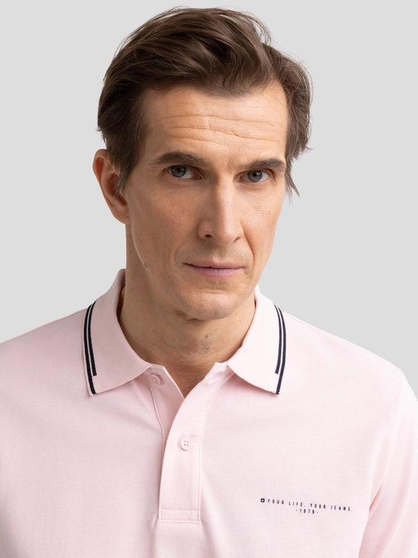 Koszulka męska polo różowa Wladym 600