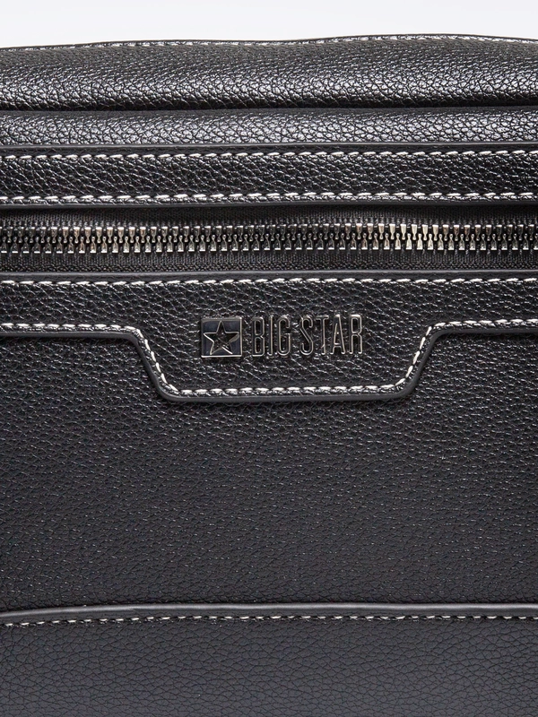 Torebka damska cross body z wymiennym paskiem czarna Mara 906