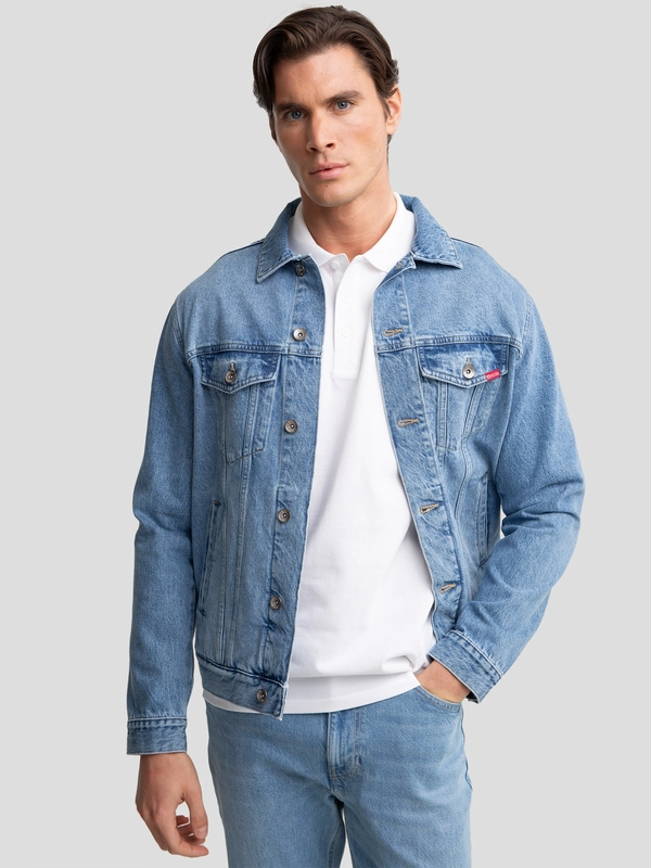 YA−MAN STA-205L BLUE Kurtka męska jeansowa jasnoniebieska Charlie 134 - Kolor