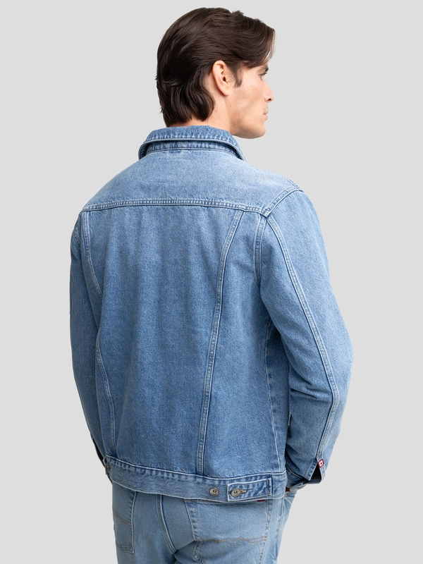 Kurtka męska jeansowa jasnoniebieska Charlie 134