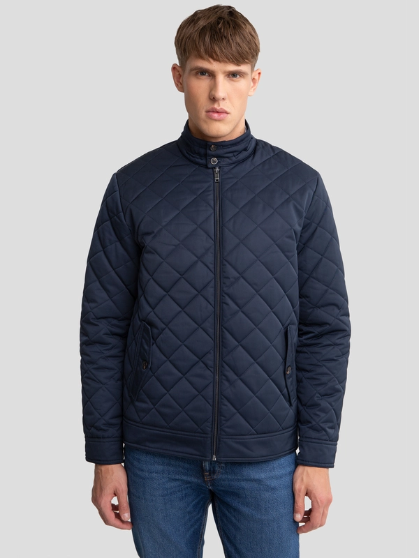 Kurtka męska pikowana granatowa Ezequiel 403