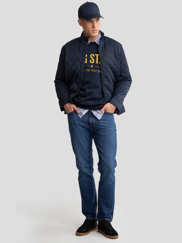 Kurtka męska pikowana granatowa Ezequiel 403