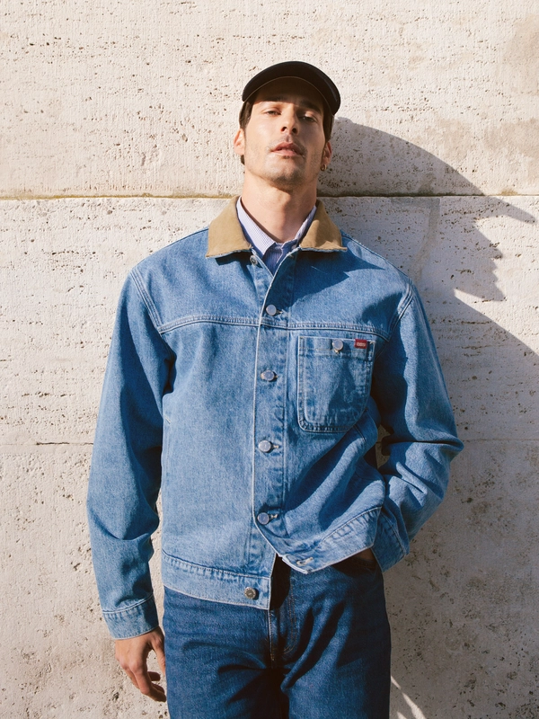 Kurtka męska jeansowa niebieska Nolan 177