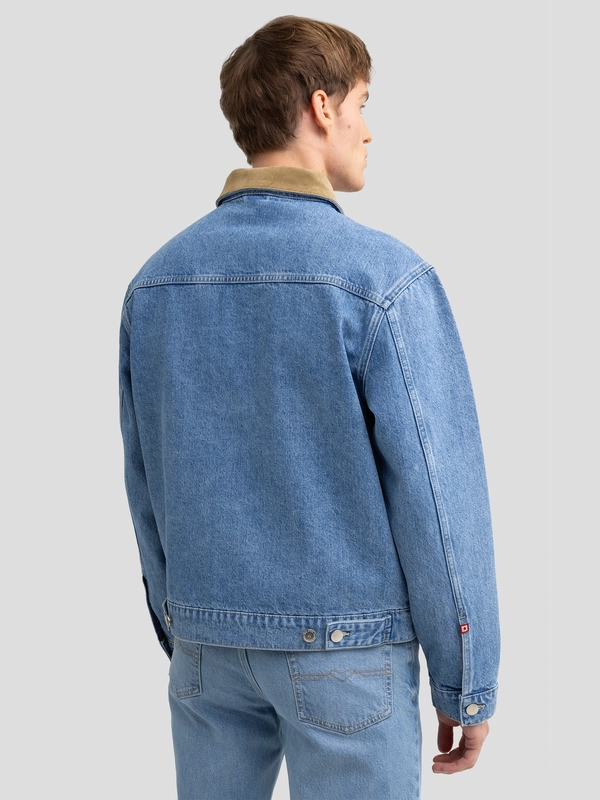 Kurtka męska jeansowa niebieska Nolan 177