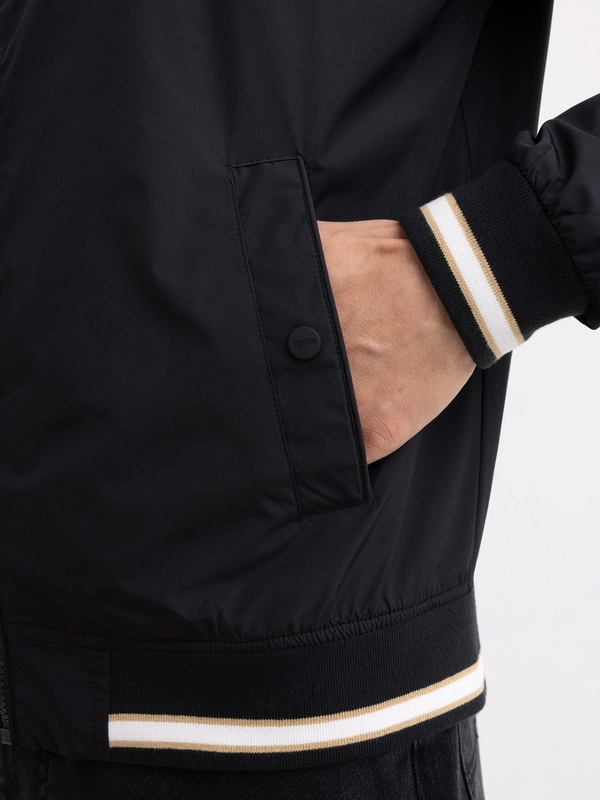 Kurtka męska bomber czarna Shoun 906