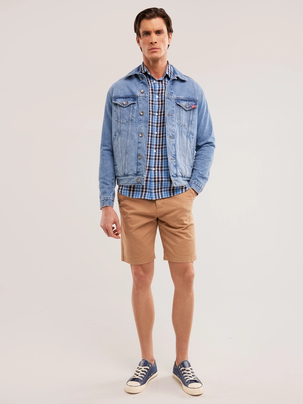 Szorty męskie jasnobrązowe Rosson 805