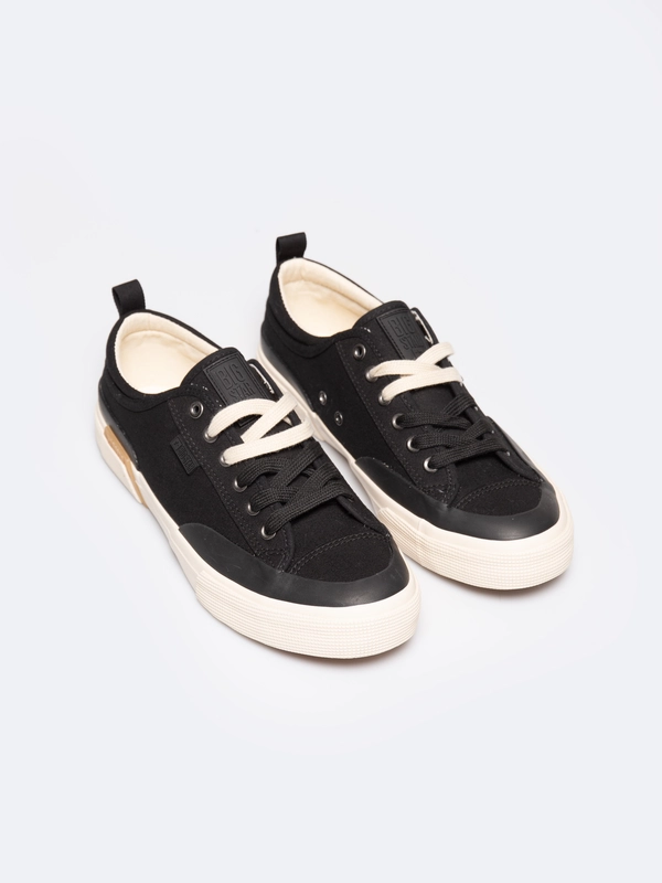 Trampki męskie niskie czarne RR174065 906