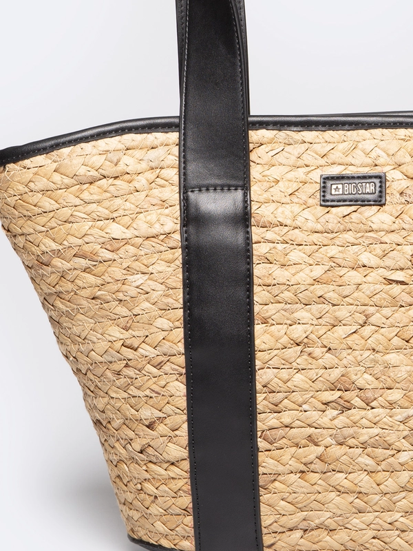 Torebka damska pleciona beżowa RR574234 801