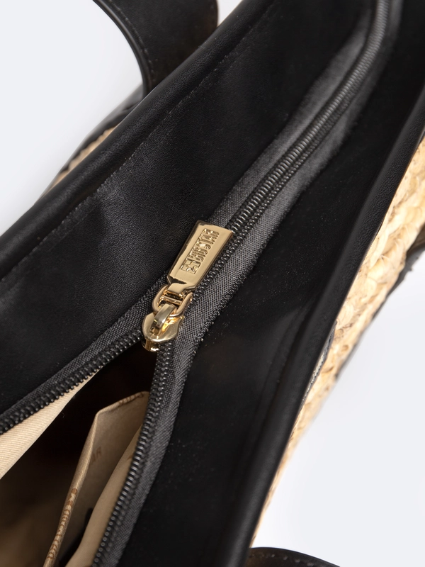 Torebka damska pleciona beżowa RR574234 801