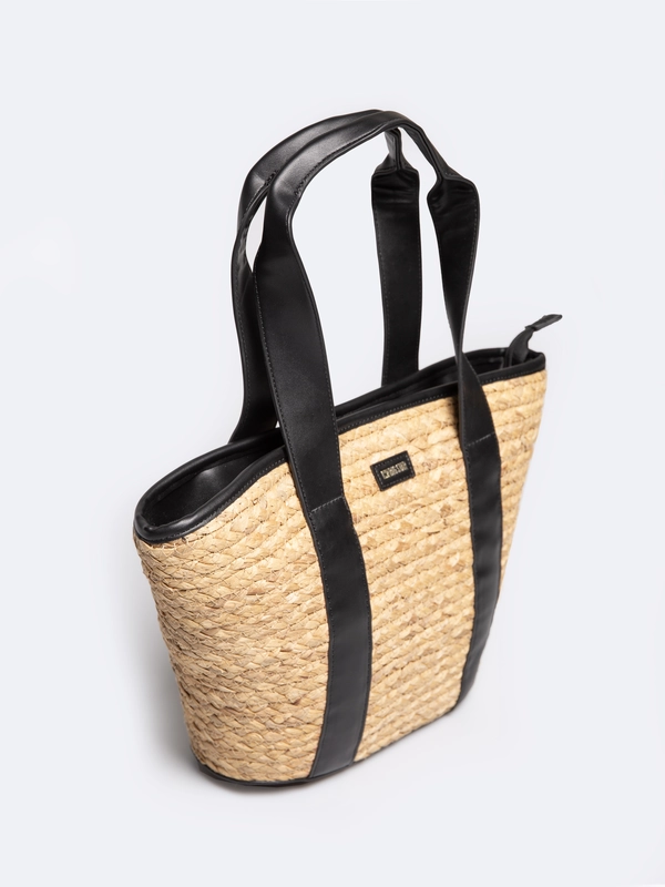 Torebka damska pleciona beżowa RR574234 801