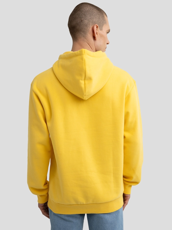 Bluza męska z kapturem z logo BIG STAR żółta Ashlyno 201