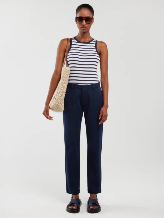 Spodnie damskie chinosy granatowe Danasi 403