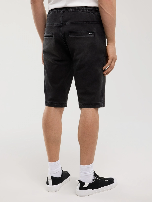 Szorty męskie jeansowe czarne Parker 954