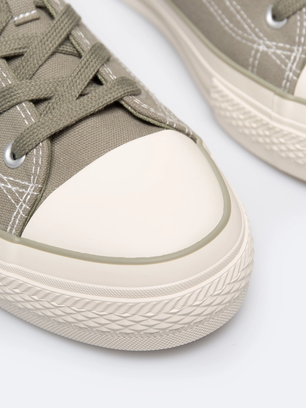 Trampki męskie niskie khaki RR174325 301