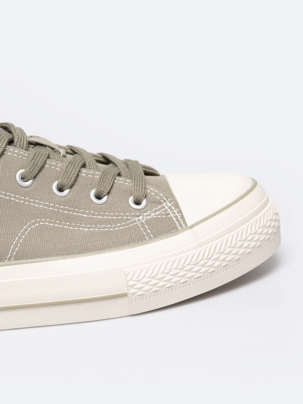 Trampki męskie niskie khaki RR174325 301