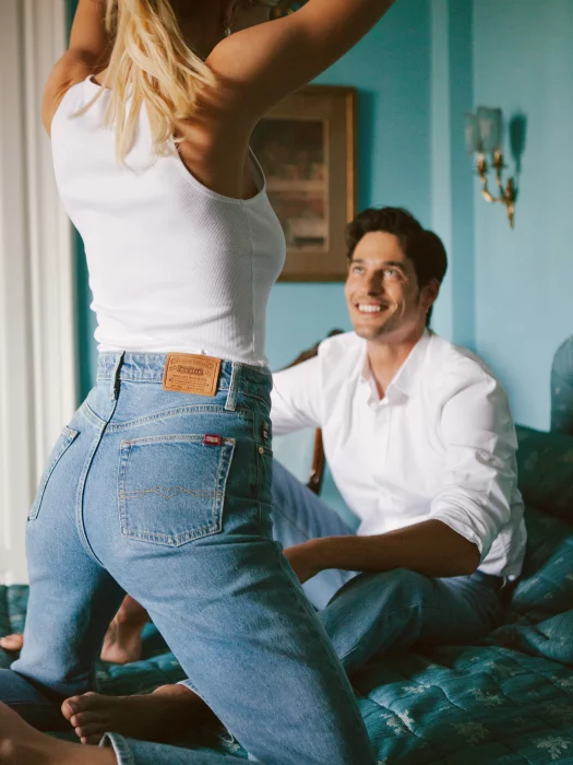 Jeansy damskie jasnoniebieskie Charlotte 170