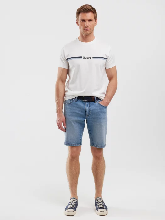 Koszulka męska z nadrukiem biała Lexor 100