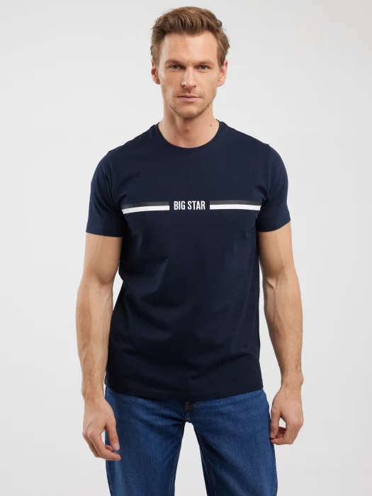 Koszulki i t-shirty męskie - koszulka męska z krótkim
