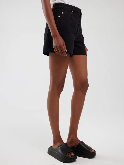 Szorty damskie jeansowe z kolekcji Authentic czarne Authentic Girl 937