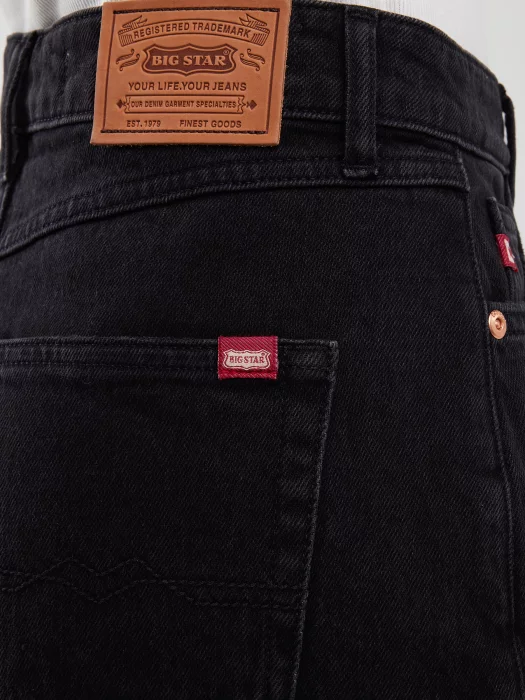 Szorty damskie jeansowe z kolekcji Authentic czarne Authentic Girl 937